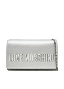Torebka LOVE MOSCHINO JC4103PP1MKD196B Srebrny ze sklepu eobuwie.pl w kategorii Kopertówki - zdjęcie 182037157