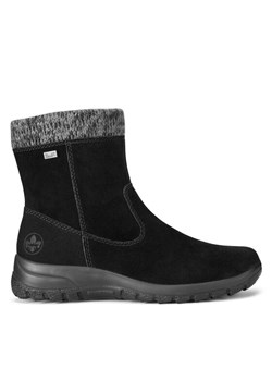 Botki Rieker L7165-00 Czarny ze sklepu eobuwie.pl w kategorii Botki - zdjęcie 182037166