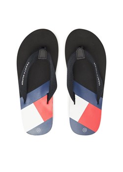 Japonki Tommy Hilfiger T3X8-33908-0058 S Czarny ze sklepu eobuwie.pl w kategorii Klapki dziecięce - zdjęcie 182037265