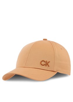 Czapka z daszkiem Calvin Klein K60K612000 Beżowy ze sklepu eobuwie.pl w kategorii Czapki z daszkiem damskie - zdjęcie 182037269