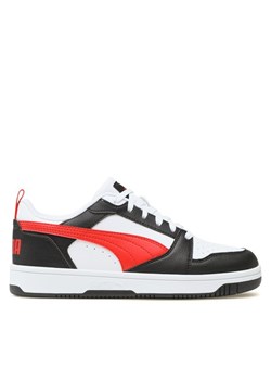 Sneakersy Puma Rebound V6 Lo Jr 393833 04 Biały ze sklepu eobuwie.pl w kategorii Buty sportowe dziecięce - zdjęcie 182037479