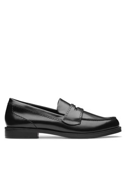Mokasyny Clarks Straven Edge 26181277 Czarny ze sklepu eobuwie.pl w kategorii Mokasyny damskie - zdjęcie 182037556