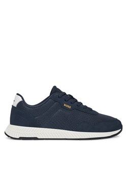 Sneakersy BOSS Titanium 50541882 Granatowy ze sklepu eobuwie.pl w kategorii Buty sportowe męskie - zdjęcie 182037575