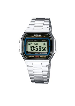 Zegarek Casio Vintage A164WA-1VES Srebrny ze sklepu eobuwie.pl w kategorii Zegarki - zdjęcie 182037757