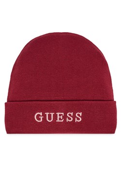Czapka Guess AW5189 POL01 Bordowy ze sklepu eobuwie.pl w kategorii Czapki zimowe damskie - zdjęcie 182038178