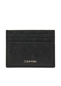 Etui na karty kredytowe Calvin Klein Ck Must Mono Cardholder 6cc K50K512701 Czarny ze sklepu eobuwie.pl w kategorii Portfele męskie - zdjęcie 182038265