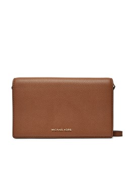 Torebka MICHAEL Michael Kors Jet Set 32S4GJ6C6L Brązowy ze sklepu eobuwie.pl w kategorii Listonoszki - zdjęcie 182038349