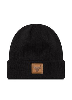 Czapka New Era Team Patch Cuff Bea 60565196 Czarny ze sklepu eobuwie.pl w kategorii Czapki zimowe męskie - zdjęcie 182038548