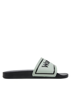 Klapki Wrangler Avwewll Silder Men Low 20251042 Zielony ze sklepu eobuwie.pl w kategorii Klapki męskie - zdjęcie 182038599