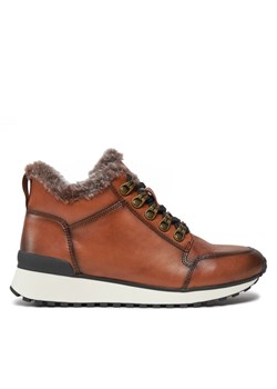 Sneakersy Caprice 9-26211-41 Brązowy ze sklepu eobuwie.pl w kategorii Botki - zdjęcie 182038645