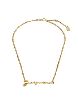Naszyjnik JACQUEMUS 223JW333-5845 Złoty ze sklepu eobuwie.pl w kategorii Naszyjniki - zdjęcie 182039027