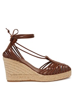 Espadryle Weekend Max Mara Quirino 2515521115670 Brązowy ze sklepu eobuwie.pl w kategorii Espadryle damskie - zdjęcie 182039076