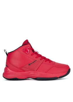 Sneakersy Champion ACADEMY MID CUT SHOE S22399-RS001 Czerwony ze sklepu eobuwie.pl w kategorii Buty sportowe męskie - zdjęcie 182039086