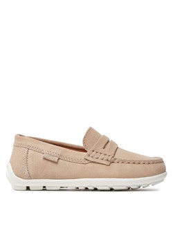 Mokasyny Geox J New Fast Boy J826CA 00022 C5014 M Beżowy ze sklepu eobuwie.pl w kategorii Mokasyny dziecięce - zdjęcie 182039158