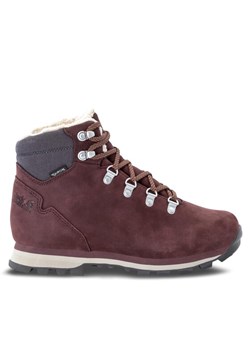 Trekkingi Jack Wolfskin Thunder Bay Texapore Mid W 4053681 Bordowy ze sklepu eobuwie.pl w kategorii Buty trekkingowe damskie - zdjęcie 182039349