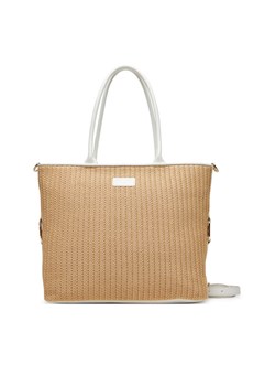 Torebka TWINSET 251TB7382 Beżowy ze sklepu eobuwie.pl w kategorii Torby Shopper bag - zdjęcie 182039428