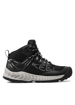 Trekkingi Keen Nxis Evo Mid Wp 1025911 Czarny ze sklepu eobuwie.pl w kategorii Buty trekkingowe damskie - zdjęcie 182039685