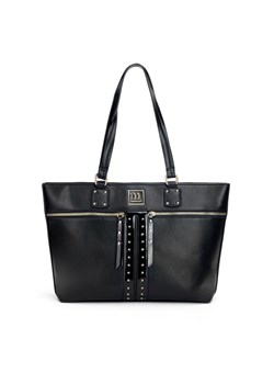 Torebka Monnari TORIMP0-24Z-BAG5950-K020D000-R00 Czarny ze sklepu eobuwie.pl w kategorii Torby Shopper bag - zdjęcie 182039698