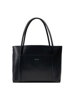 Torebka Calvin Klein Ck Linn Medium Shopper K60K613110 Czarny ze sklepu eobuwie.pl w kategorii Torby Shopper bag - zdjęcie 182039727