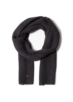 Szalik Tommy Hilfiger Pima Cotton Scarf AM0AM06546 Szary ze sklepu eobuwie.pl w kategorii Szaliki i chusty damskie - zdjęcie 182039768