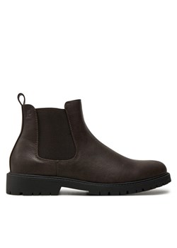 Sztyblety Pierre Cardin 4714 Brązowy ze sklepu eobuwie.pl w kategorii Buty zimowe męskie - zdjęcie 182039786