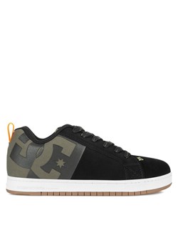 Sneakersy DC COURT GRAFFIK SQ ADYS100442-BO0 Czarny ze sklepu eobuwie.pl w kategorii Buty sportowe męskie - zdjęcie 182039846