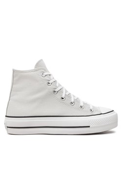 Trampki Converse Chuck Taylor All Star Lift Platform Hi A08287C Szary ze sklepu eobuwie.pl w kategorii Trampki damskie - zdjęcie 182039905