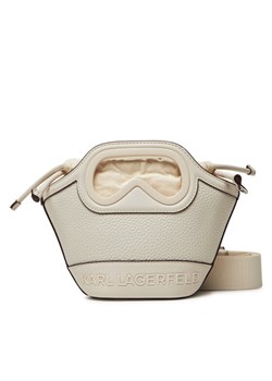 Torebka KARL LAGERFELD A2W30046 Écru ze sklepu eobuwie.pl w kategorii Torebki damskie - zdjęcie 182039906