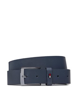 Pasek Męski Tommy Hilfiger Adan Leather 3.5 AM0AM12052 Granatowy ze sklepu eobuwie.pl w kategorii Paski męskie - zdjęcie 182039996