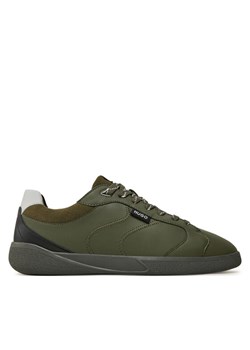 Sneakersy Boss Riven Tennis 50529560 Zielony ze sklepu eobuwie.pl w kategorii Buty sportowe męskie - zdjęcie 182040037