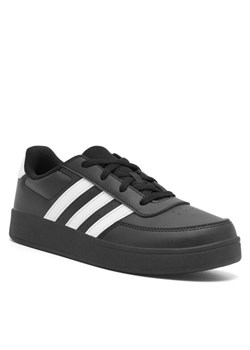Sneakersy adidas BREAKNET 2.0 K HP8961. Czarny ze sklepu eobuwie.pl w kategorii Buty sportowe dziecięce - zdjęcie 182040058