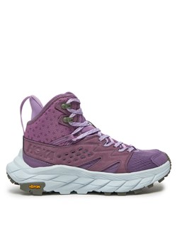 Trekkingi Hoka Anacapa Breeze Mid 1134506 Błękitny ze sklepu eobuwie.pl w kategorii Buty trekkingowe damskie - zdjęcie 182040228