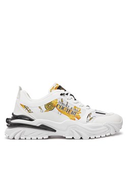 Sneakersy Versace Jeans Couture 77YA3SIB ZS891 Biały ze sklepu eobuwie.pl w kategorii Buty sportowe męskie - zdjęcie 182040275