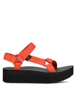 Sandały Teva Flatform Universal 1008844 Czerwony ze sklepu eobuwie.pl w kategorii Sandały damskie - zdjęcie 182040276