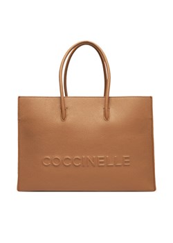 Torebka Coccinelle E1 QBB 18 02 01 Brązowy ze sklepu eobuwie.pl w kategorii Torby Shopper bag - zdjęcie 182040385