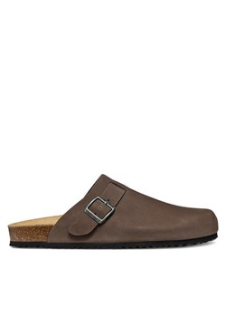 Klapki Geox U Sandal Ghita U559VC 00032 C6024 Brązowy ze sklepu eobuwie.pl w kategorii Klapki męskie - zdjęcie 182040447