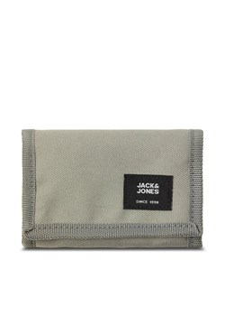Duży Portfel Męski Jack&Jones Jaceastside 12228262 Szary ze sklepu eobuwie.pl w kategorii Portfele męskie - zdjęcie 182040478