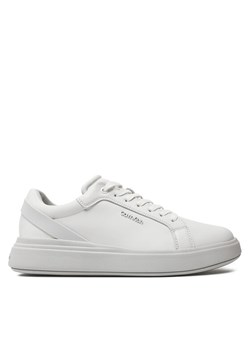 Sneakersy Calvin Klein Low Top Lace Up W/ Stripe HM0HM01494 Biały ze sklepu eobuwie.pl w kategorii Trampki męskie - zdjęcie 182040505
