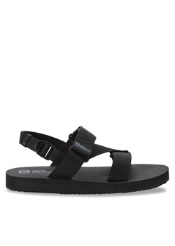 Sandały Jack Wolfskin Urban Entdeckung Belt Sandal 4056711 Czarny ze sklepu eobuwie.pl w kategorii Sandały męskie - zdjęcie 182040526
