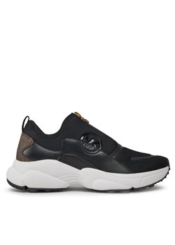 Sneakersy MICHAEL Michael Kors Sami Zip Trainer 43H3SMFSHD Czarny ze sklepu eobuwie.pl w kategorii Buty sportowe damskie - zdjęcie 182040726