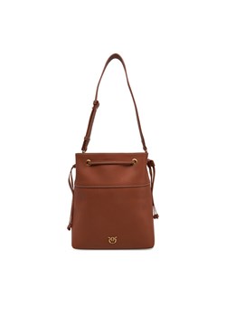 Torba PINKO SECCHIELLO CLASSIC 104305 A29Q L84Q Brązowy ze sklepu eobuwie.pl w kategorii Torebki worki - zdjęcie 182040747