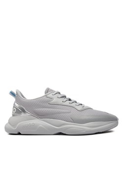 Sneakersy Hugo Leon Runn Ripstop 50517154 Srebrny ze sklepu eobuwie.pl w kategorii Buty sportowe damskie - zdjęcie 182040787