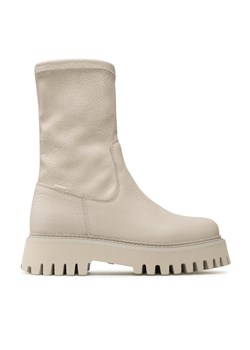 Botki Bronx 47358-G Beżowy ze sklepu eobuwie.pl w kategorii Workery damskie - zdjęcie 182040789