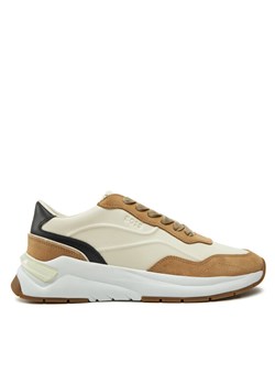 Sneakersy BOSS Skylar 50536403 Beżowy ze sklepu eobuwie.pl w kategorii Buty sportowe damskie - zdjęcie 182040979
