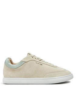 Sneakersy Calvin Klein Cupsole Lace Up - Sue HW0HW02436 Beżowy ze sklepu eobuwie.pl w kategorii Buty sportowe damskie - zdjęcie 182040986