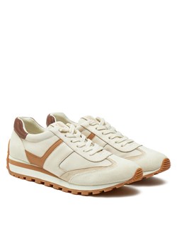 Sneakersy Lauren Ralph Lauren 802943462002 Beżowy ze sklepu eobuwie.pl w kategorii Buty sportowe damskie - zdjęcie 182041056