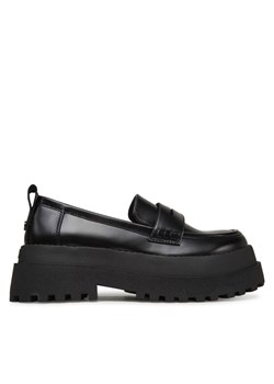Loafersy Buffalo Pluto Loafer 1624086 Czarny ze sklepu eobuwie.pl w kategorii Lordsy damskie - zdjęcie 182041139