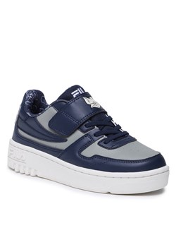 Sneakersy Fila FFK0091 53078 Granatowy ze sklepu eobuwie.pl w kategorii Buty sportowe dziecięce - zdjęcie 182041188