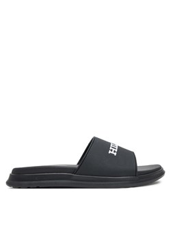 Klapki Tommy Hilfiger FM0FM05430 Czarny ze sklepu eobuwie.pl w kategorii Klapki męskie - zdjęcie 182041328