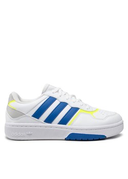 Sneakersy adidas Courtic J GY3634 Biały ze sklepu eobuwie.pl w kategorii Buty sportowe dziecięce - zdjęcie 182041595